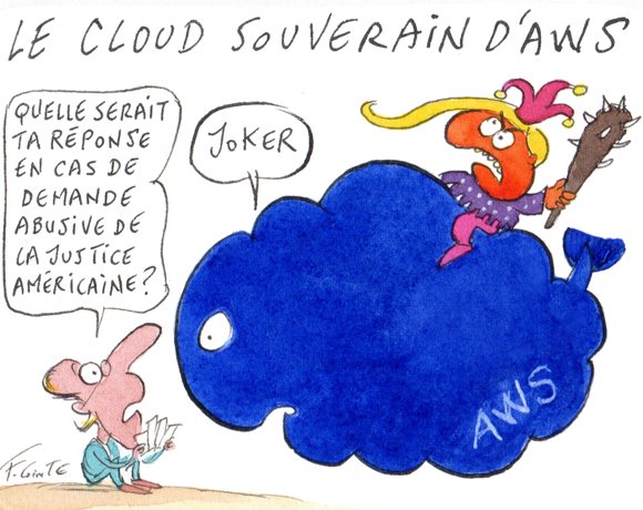 Dessin: « European Sovereign Cloud » : AWS persiste et signe